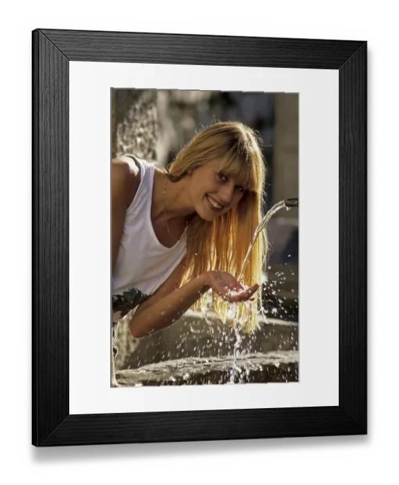 Framed Print : Woman at the well Framed Print : Woman at the well