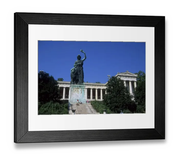 Framed Print : Theresienwiese, Bavaria with Hall of Fame