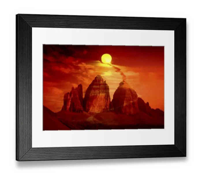 Framed Print : Tre Cime di Lavaredo, Sextan Dolomites Framed Print : Tre Cime di Lavaredo, Sextan Dolomites