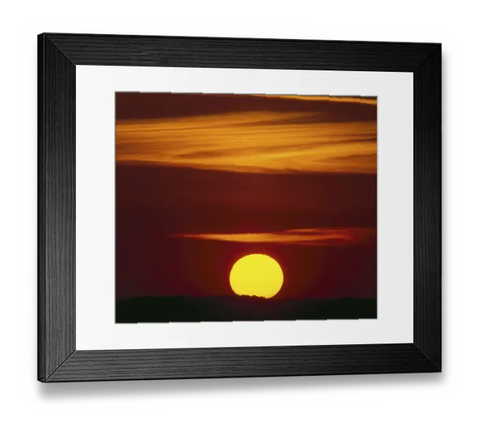 Framed Print : Evening mood, sunset