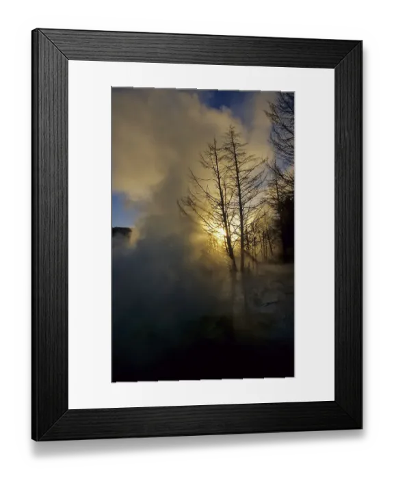 Framed Print : Mammoth Hot Springs Yellowstone NP / USA Framed Print : Mammoth Hot Springs Yellowstone NP / USA