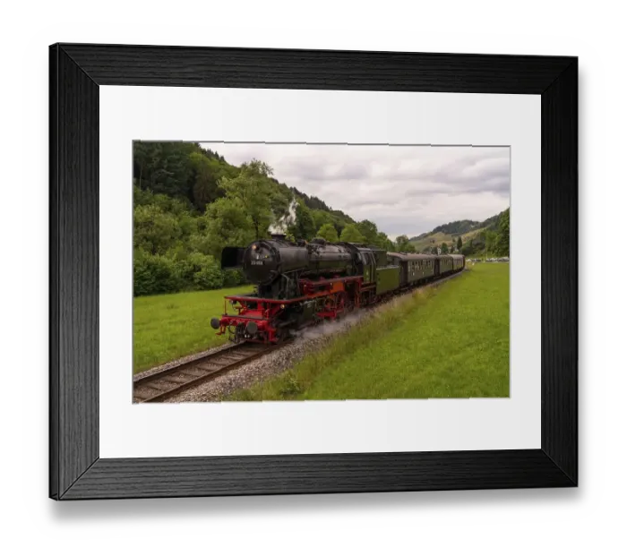 Framed Print : Steam train, special train, Achertal Framed Print : Steam train, special train, Achertal