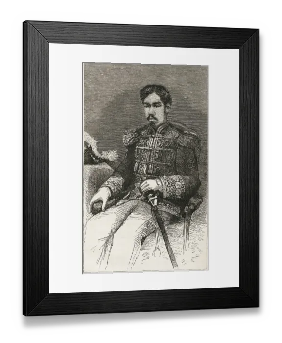 Framed Print : The Meiji Emperor of Japan aka Mutsuhito Framed Print : The Meiji Emperor of Japan aka Mutsuhito