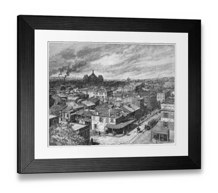 Framed Print : A View from St. Louis, Missouri, USA