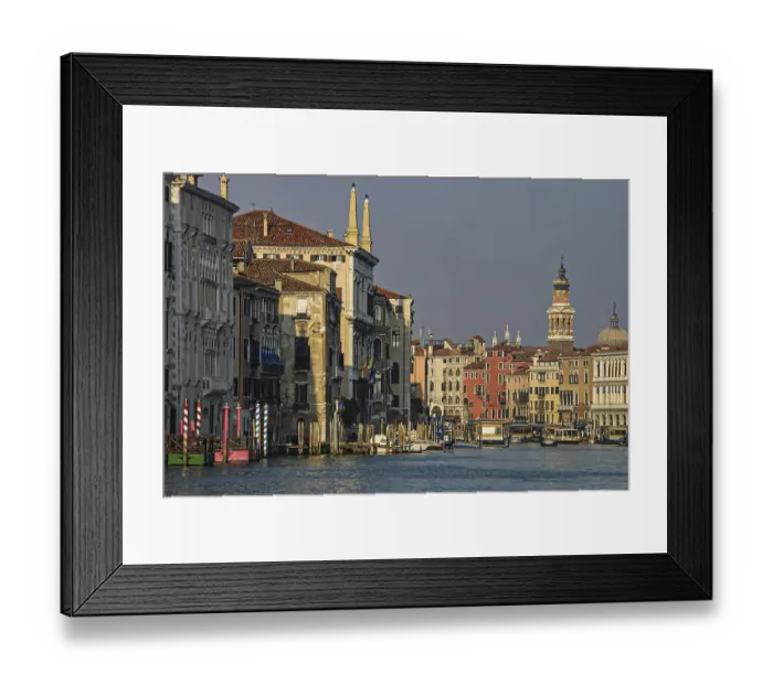 Framed Print : Grand Canal, Venice, Venice, Italy, Europe