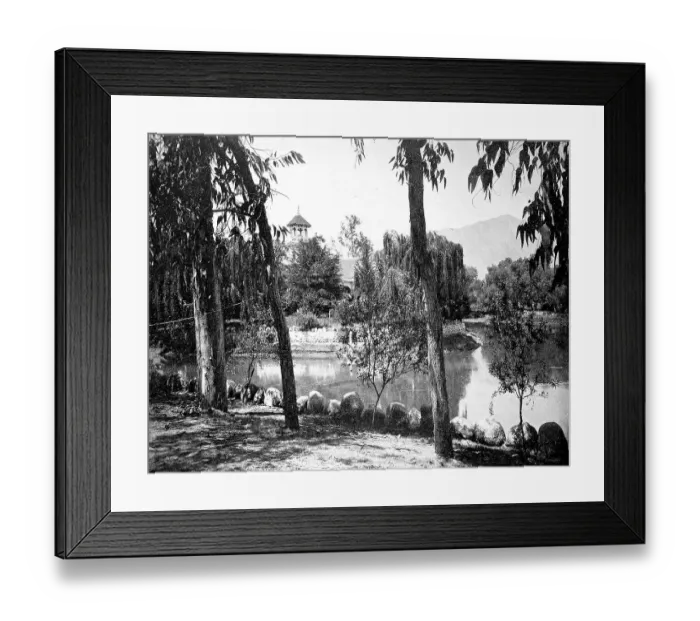 Framed Print : Tropical landscape near Santa Anna