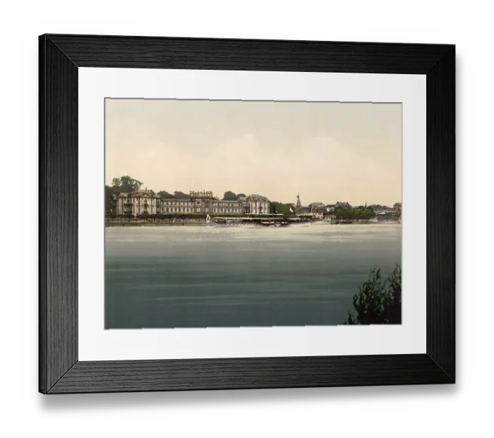 Framed Print : Biebrich Palace was the baroque residence of the Princes Framed Print : Biebrich Palace was the baroque residence of the Princes