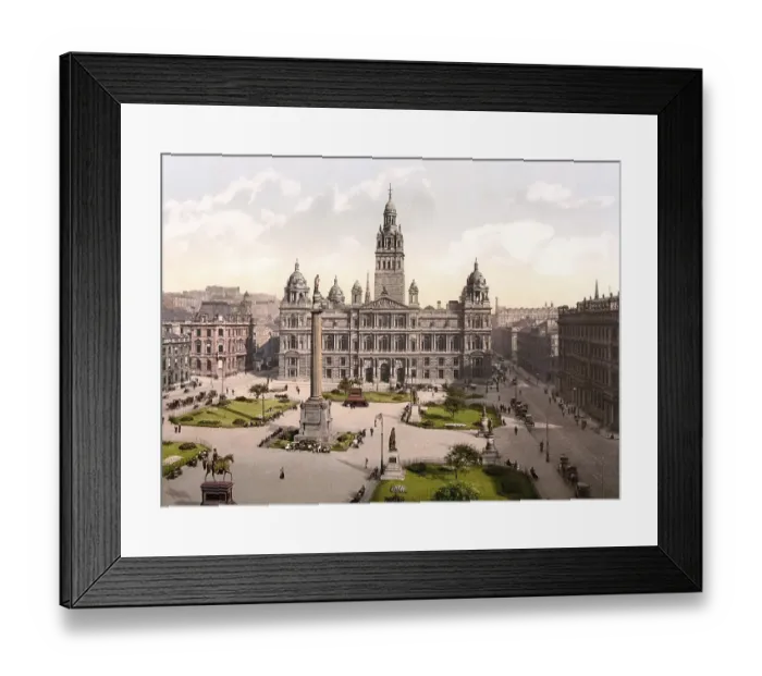 Framed Print : George Square and City Chambers Framed Print : George Square and City Chambers