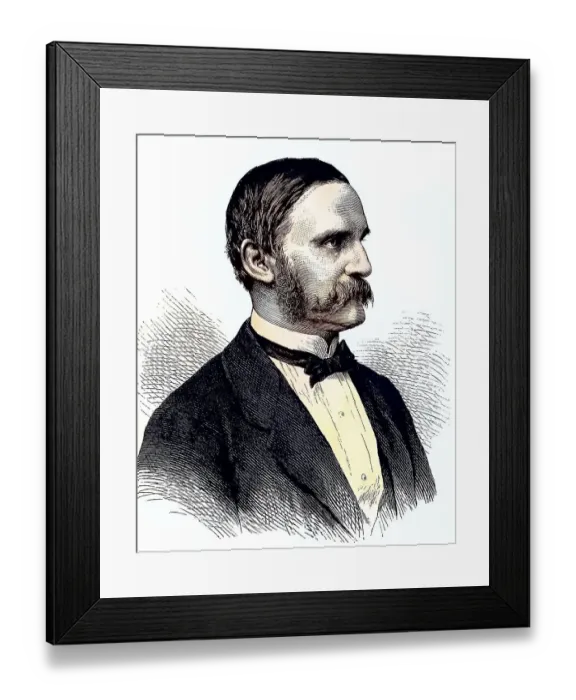 Framed Print : Alfred Ritter von Arneth, 1819 Framed Print : Alfred Ritter von Arneth, 1819