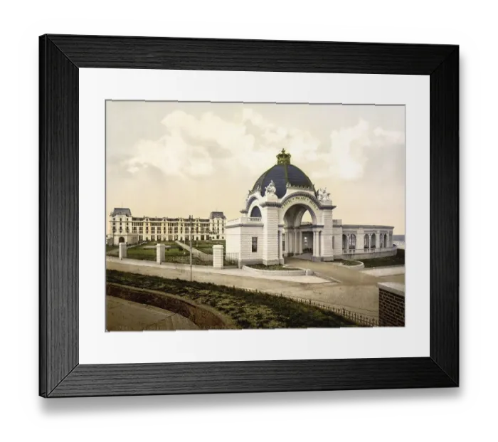 Framed Print : Royal Palace Hotel in Ostend, Belgium