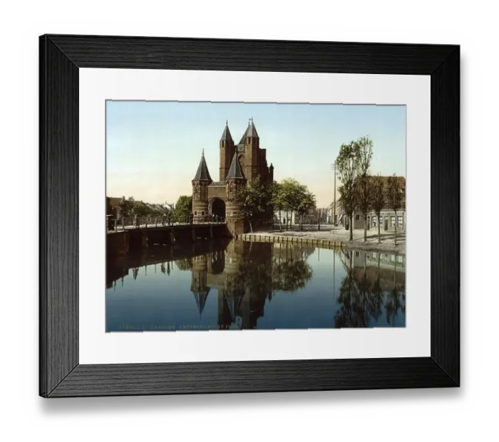 Framed Print : Amsterdam Gate, Haarlem, Holland