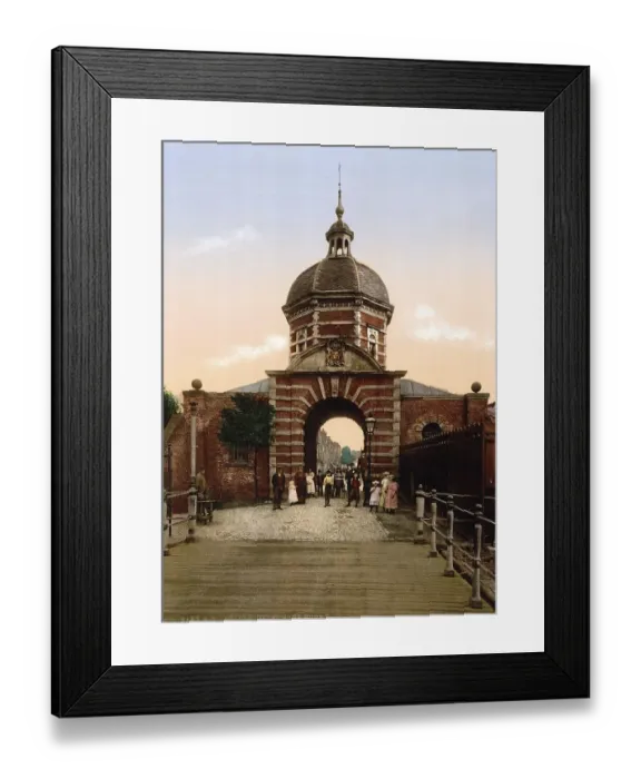 Framed Print : Morspoort Tor and bridge in Leyden