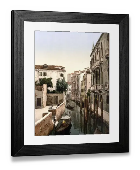 Framed Print : Three Bridges, Venice, Italy, Historic