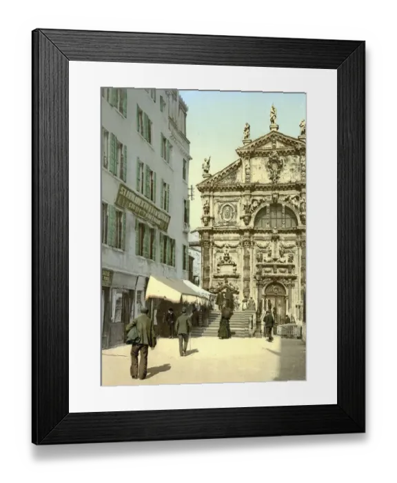 Framed Print : Chiesa di San Moise, San Moise Profeta
