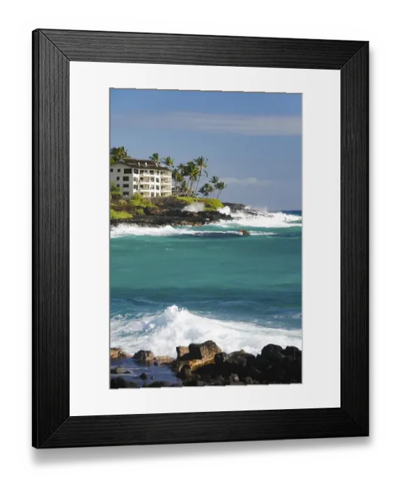 Framed Print : Scenic seascape at Kauai, Hawaii