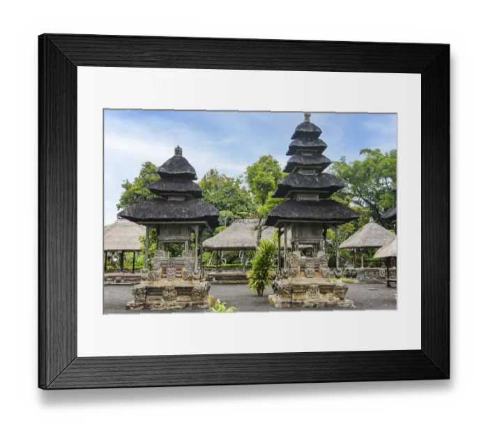 Framed Print : Pura Taman Ayun is a compound of Balinese temple