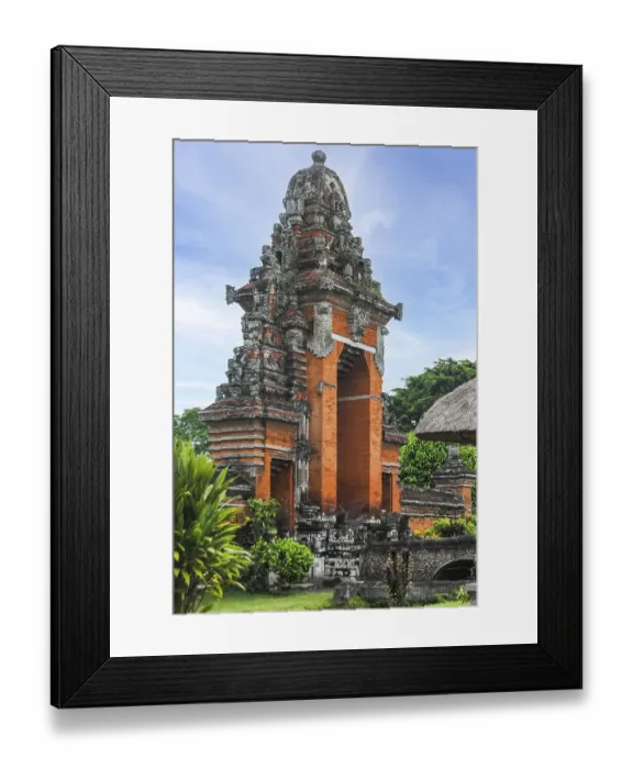 Framed Print : Pura Taman Ayun is a compound of Balinese temple