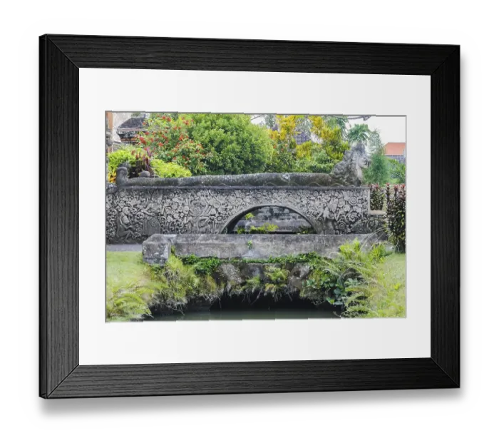 Framed Print : Pura Taman Ayun is a compound of Balinese temple
