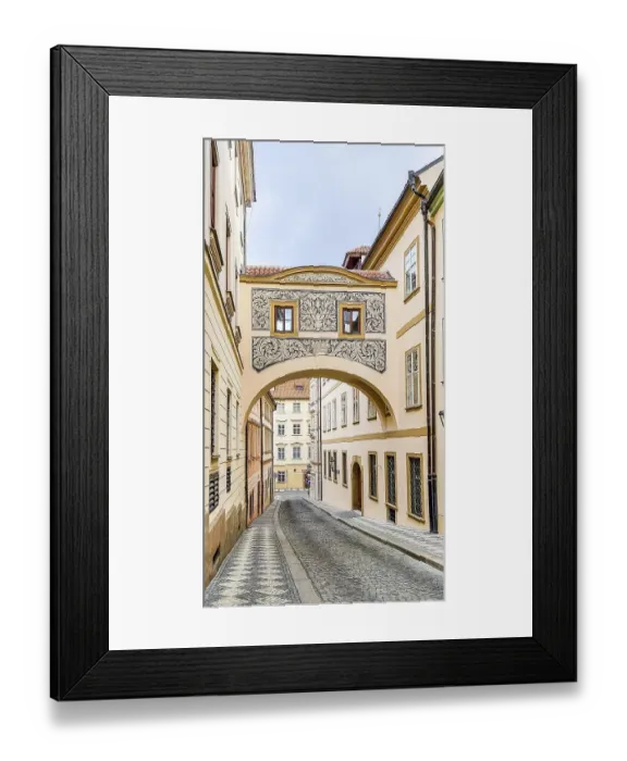 Framed Print : View of beautiful Mala Strana district Framed Print : View of beautiful Mala Strana district