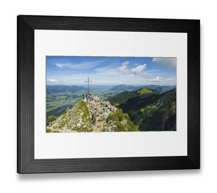 Framed Print : Panorama from the Rubihorn, 1957m Framed Print : Panorama from the Rubihorn, 1957m