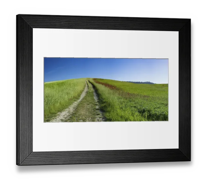 Framed Print : Landscape around Pienza, Val dOrcia