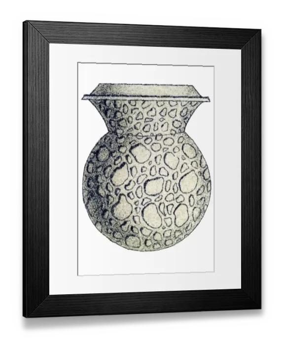 Framed Print : Historic illustration, tablet 3