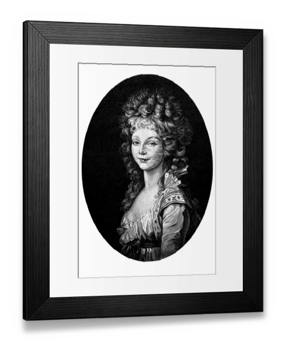 Framed Print : Luise, princess of Mecklenburg-Strelitz Framed Print : Luise, princess of Mecklenburg-Strelitz