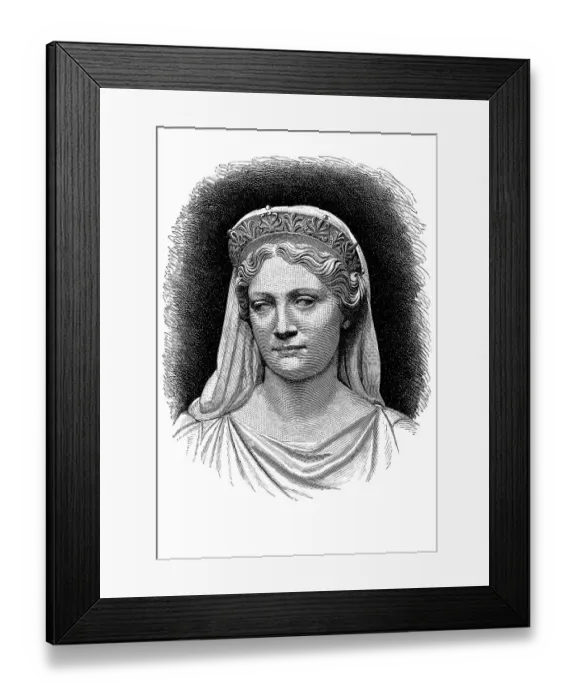 Framed Print : Luise, princess of Mecklenburg-Strelitz