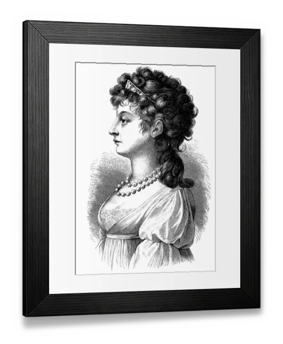 Framed Print : Luise, princess of Mecklenburg-Strelitz Framed Print : Luise, princess of Mecklenburg-Strelitz