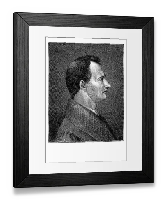 Framed Print : Karl August Georg Maximilian count of Platen-Hallermuende Framed Print : Karl August Georg Maximilian count of Platen-Hallermuende