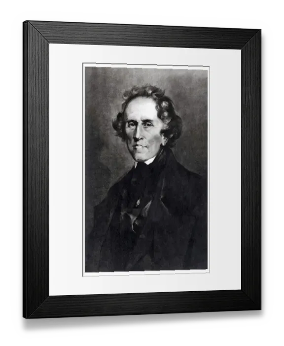 Framed Print : Historic portrait, Giacomo Meyerbeer Framed Print : Historic portrait, Giacomo Meyerbeer