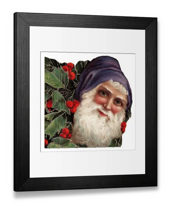 Framed Print : Santa Claus, historical illustration Framed Print : Santa Claus, historical illustration