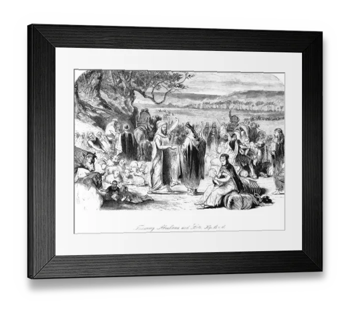 Framed Print : Separation of Abraham and Lot, Abraham Framed Print : Separation of Abraham and Lot, Abraham