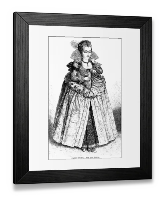 Framed Print : Queen Elizabeth I, England, nobility