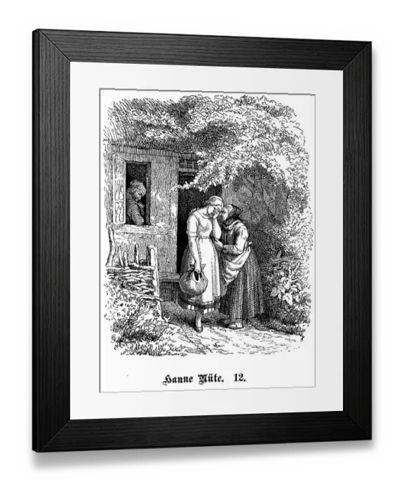 Framed Print : Fritz Reuter (1810) (1874) Low German writer and poet Framed Print : Fritz Reuter (1810) (1874) Low German writer and poet