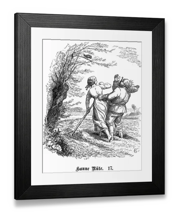 Framed Print : Fritz Reuter (1810) (1874) Low German writer and poet