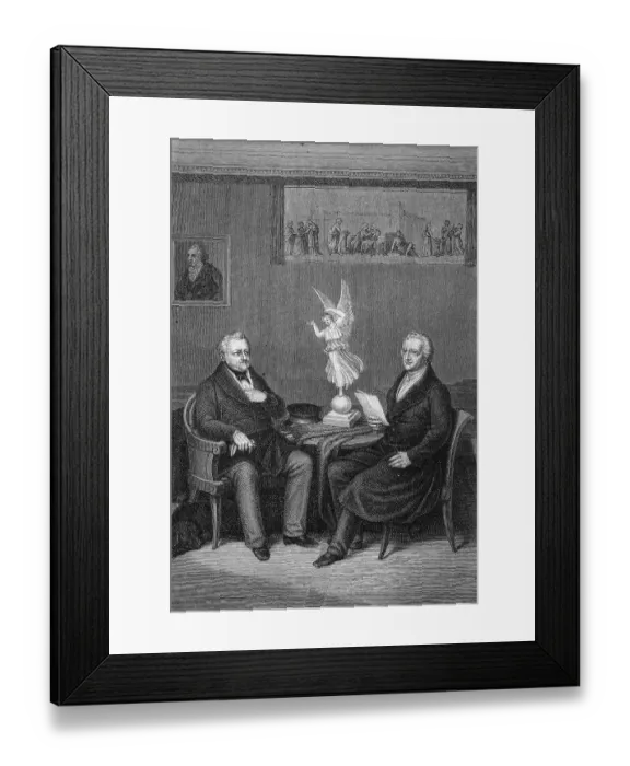 Framed Print : Johann Wolfgang von Goethe (1749-1832)