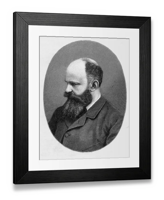 Framed Print : Georg Moritz Ebers (1837 - 1898)