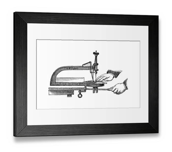Framed Print : Jigsaw, historical illustration from: Marie Adenfeller