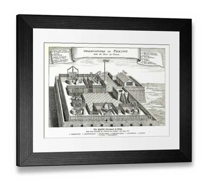 Framed Print : Old Chinese Observatory at Peking