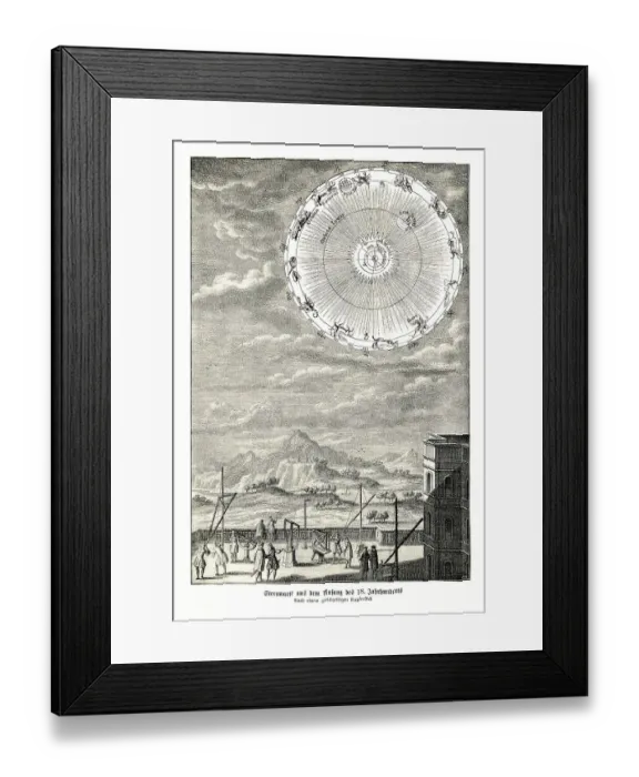 Framed Print : Observatory from the beginning of the 18th century Framed Print : Observatory from the beginning of the 18th century