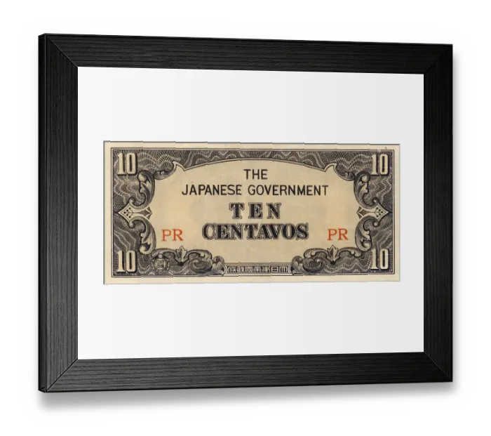 Framed Print : Historic banknote, occupation money Framed Print : Historic banknote, occupation money