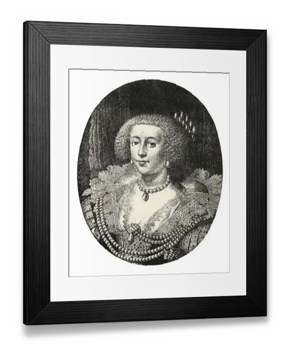 Framed Print : Historical steel engraving from the 19th Century