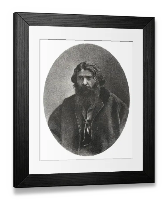 Framed Print : Historic lithography from the 19th century Framed Print : Historic lithography from the 19th century