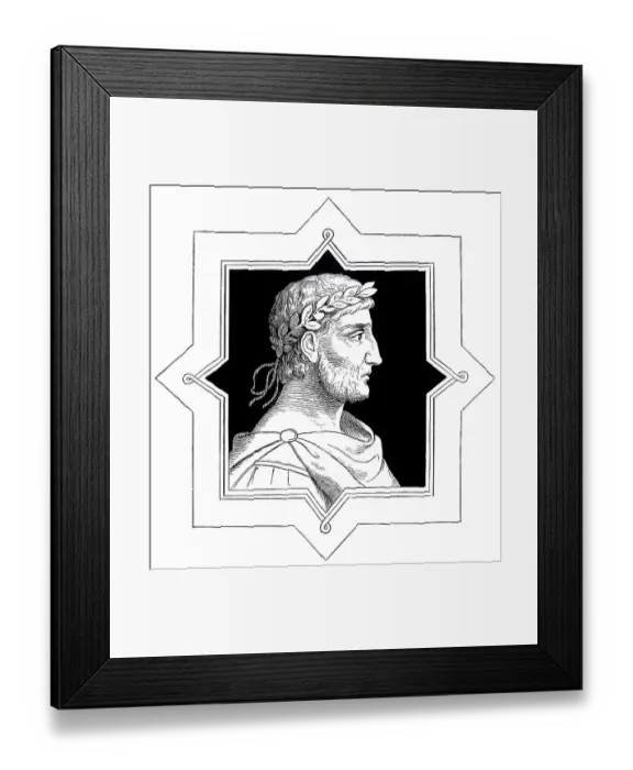 Framed Print : Louis I, Louis the Pious or Louis le Pieux Framed Print : Louis I, Louis the Pious or Louis le Pieux
