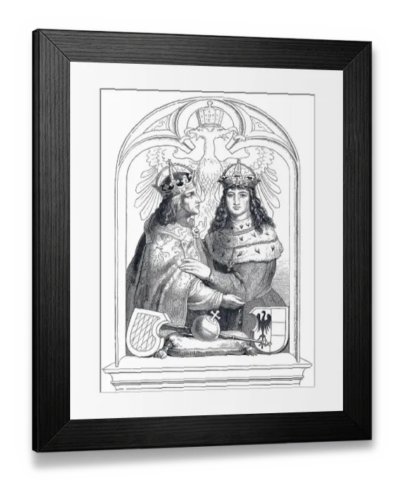 Framed Print : Louis IV the Bavarian, 1281 - 1347