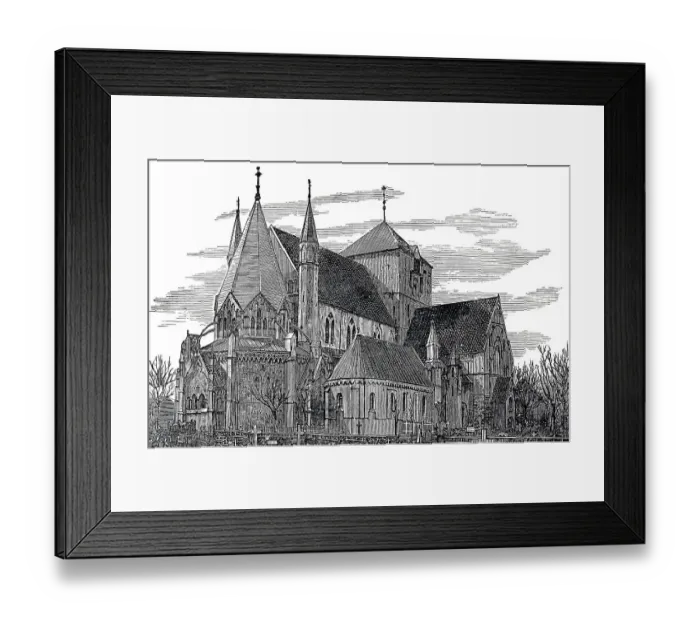 Framed Print : Nidaros Cathedral in Trondheim