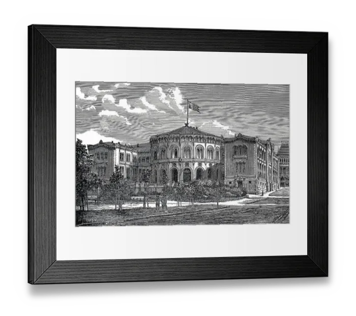Framed Print : Storting, Parliament of Norway
