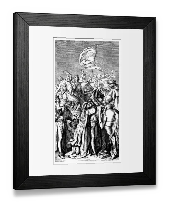 Framed Print : Landgravess Elizabeth of Thuringia or Elizabeth of Hungary