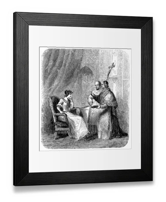 Framed Print : Lady Jane Grey, 1536 - 1554, briefly Queen of England